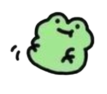 Peeking frog