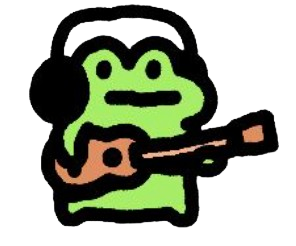 Peeking frog
